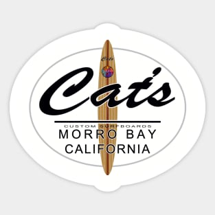 Cat's Surfboards Sticker